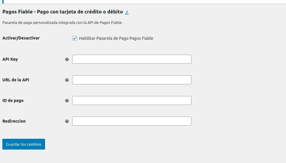 Configuración de credenciales de acceso